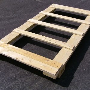 Heavy-Duty Wooden Rack Picture of a Heavy-Duty Wooden Rack by palettenboerse.de